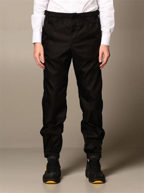 prada men's technical pants|Prada nylon trousers.